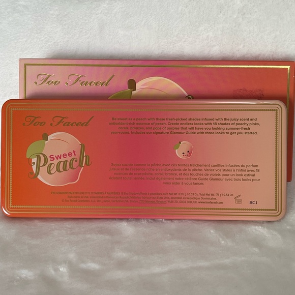 Too Faced Sweet Peach Eyeshadow Palette New in box - Picture 5 of 6